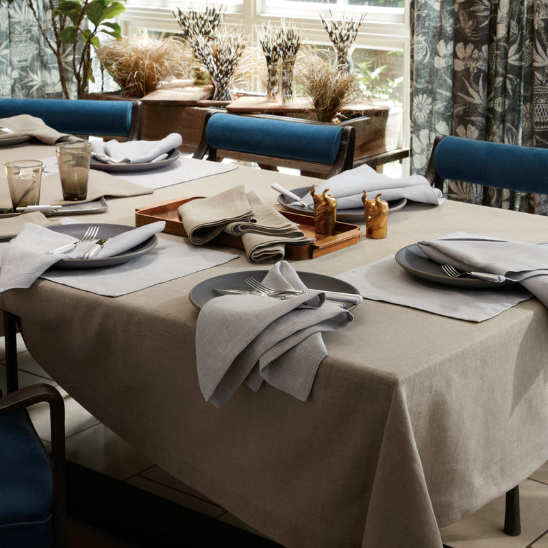 Chamant Cocktail Napkin - set of 12 in Silver - View 1