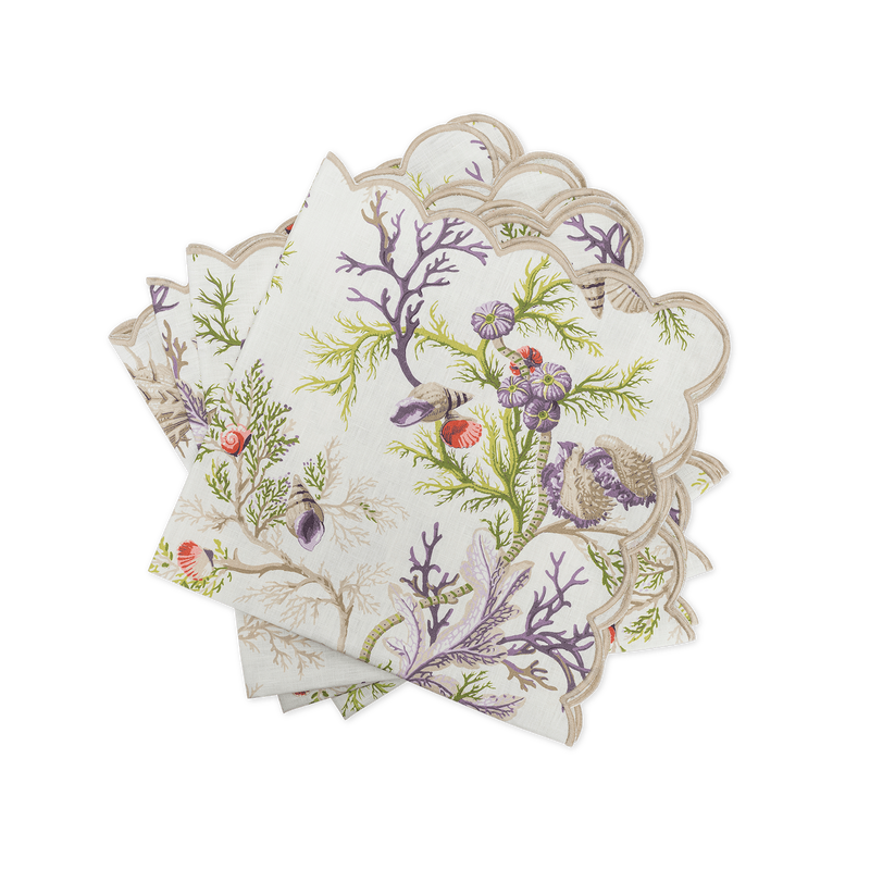 Del Tesoro Napkin - set of 4 in Sea Orchid - View 1