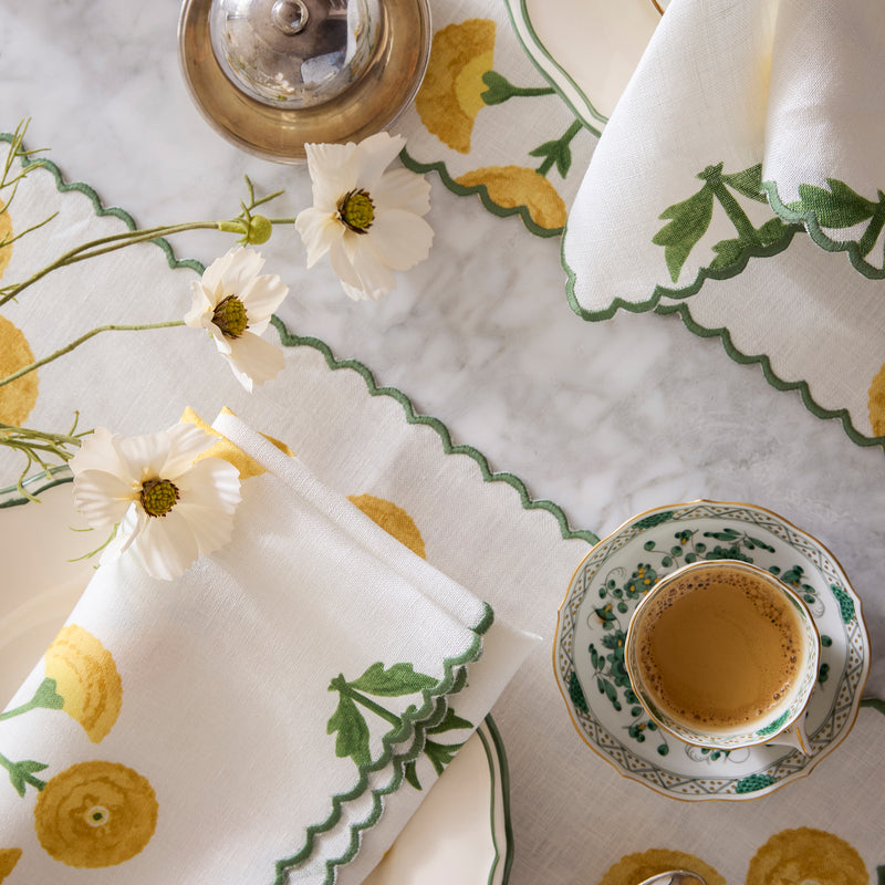 Gisele Tablecloth in Marigold - View 2