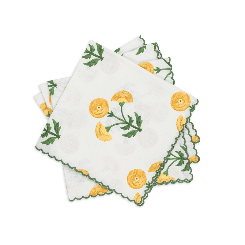 Gisele Napkin - set of 4 in Marigold - View 1