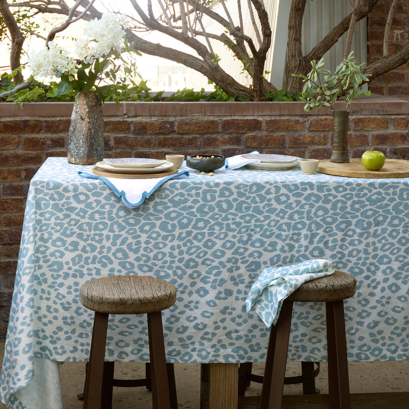 Iconic Leopard Placemat - set of 4 in Green - View 3