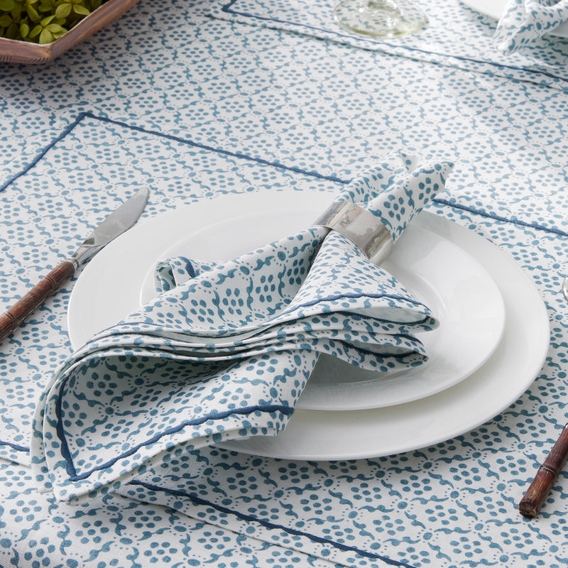 Laksha Placemat - set of 4 in Lapis - View 3