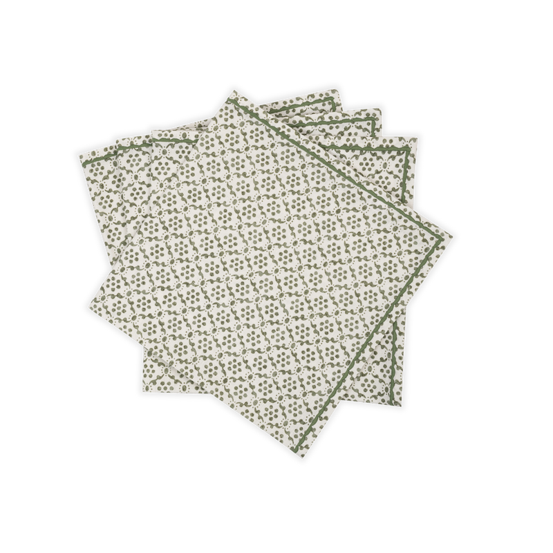 Laksha Napkin - set of 4 in Clover - View 1