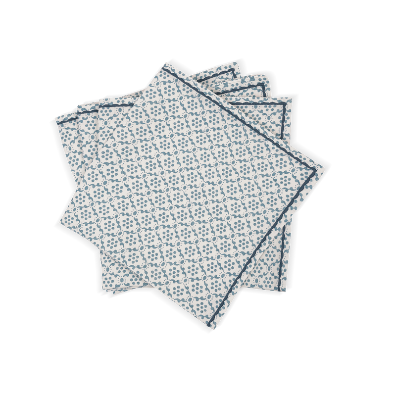 Laksha Napkin - set of 4 in Lapis - View 1