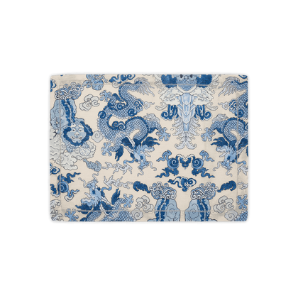 Pale blue Magic Mountain placemat.