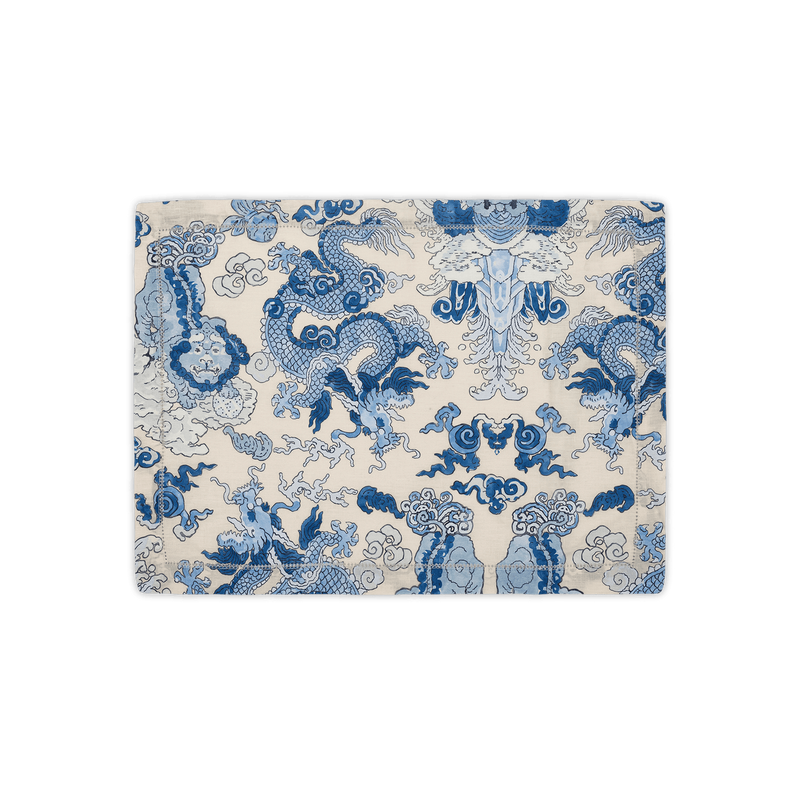 Magic Mountain Placemat - set of 4 in Porcelain Blue - View 1