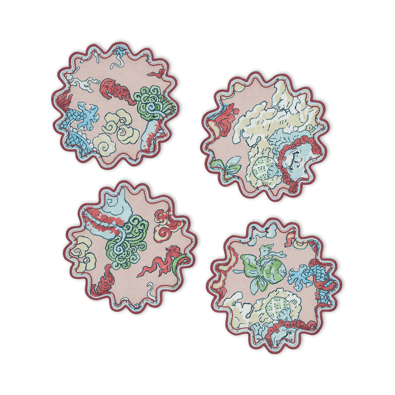 Magic Mountain Cocktail Napkin - set of 4 in Paradise - View 1