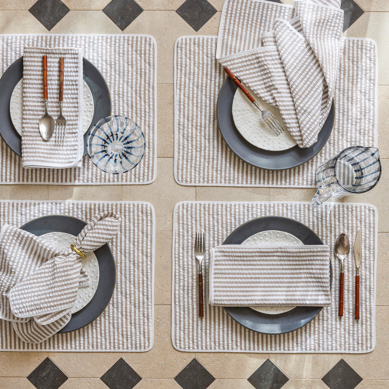 Matteo Napkin - set of 4 in Palm - View 2