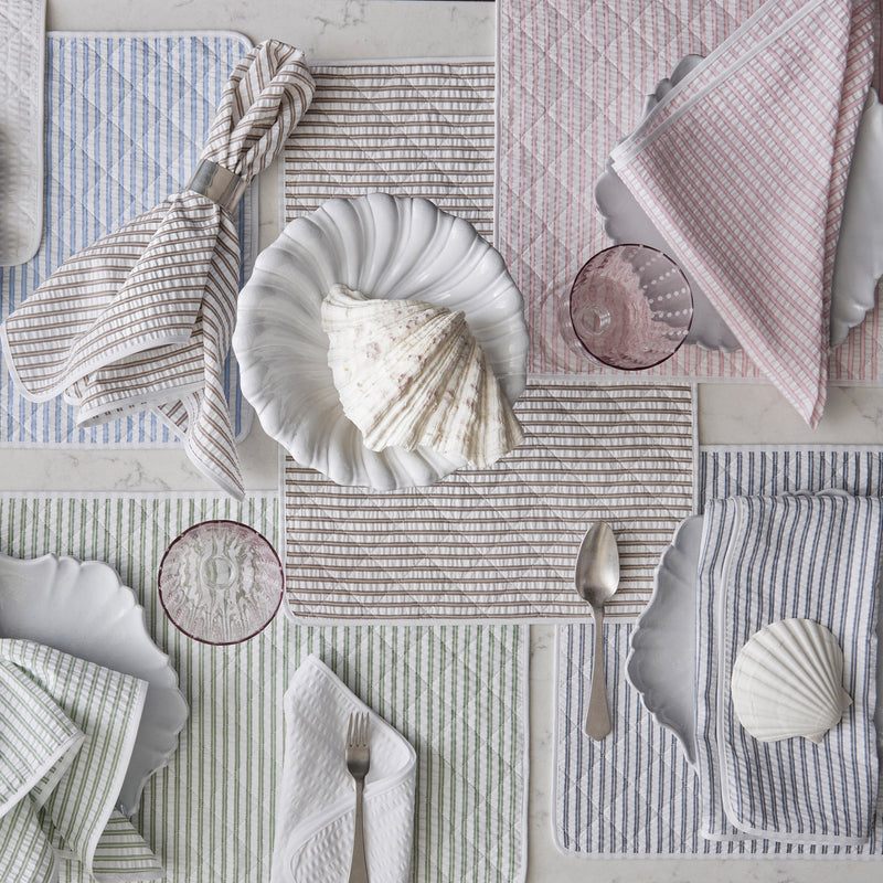 Matteo Placemat - set of 4 in Bark - View 1