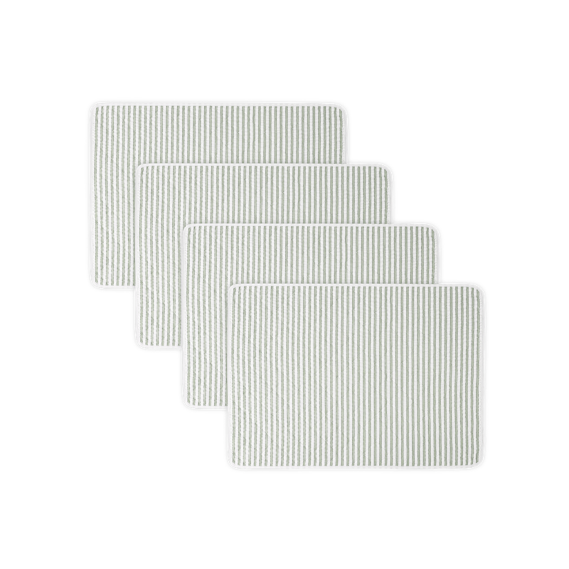 Matteo Placemat - set of 4 in Palm - View 1