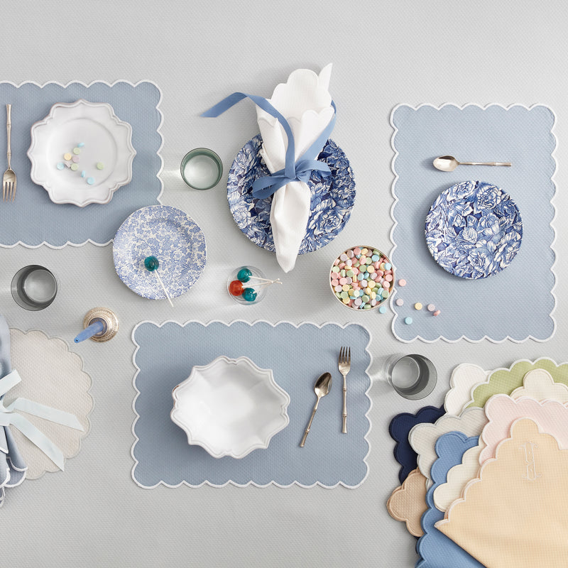 Savannah Gardens Placemat - set of 4 in Hazy Blue - View 3