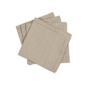 Warm beige Valentina Hemstitch napkin.