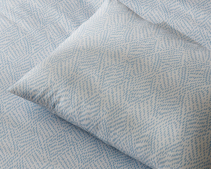 Blue Duma Diamond print pillow.