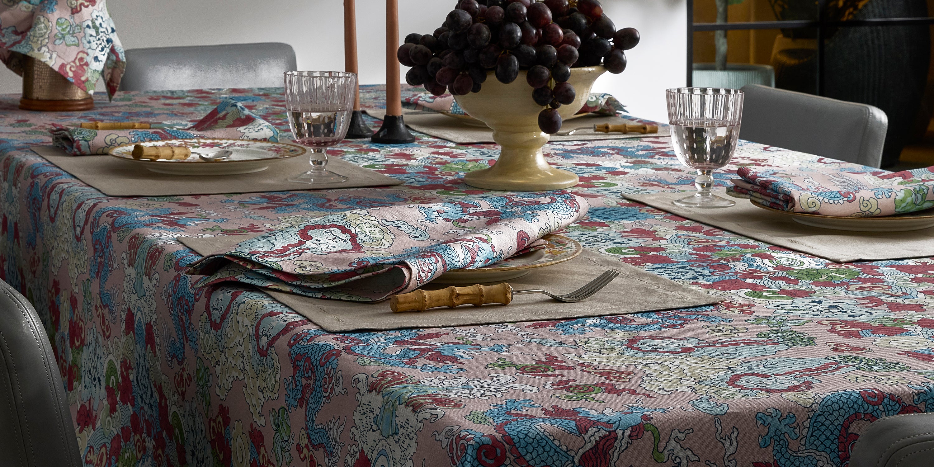 MAZZEL Banquet MUZEUM盤　TAKUTO +ランチョンマット The Magic Mountain Table Linen Collection | Matouk
