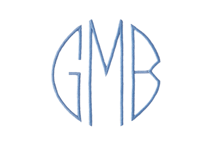 Three Letter Monogram